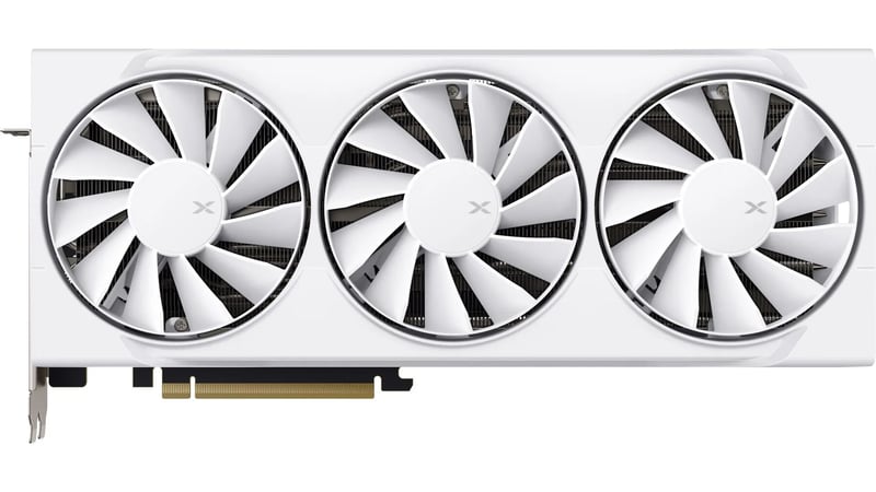 XFX Swift AMD Radeon RX 9070 OC White Triple Fan Gaming Edition 16GB Graphics Card - 4