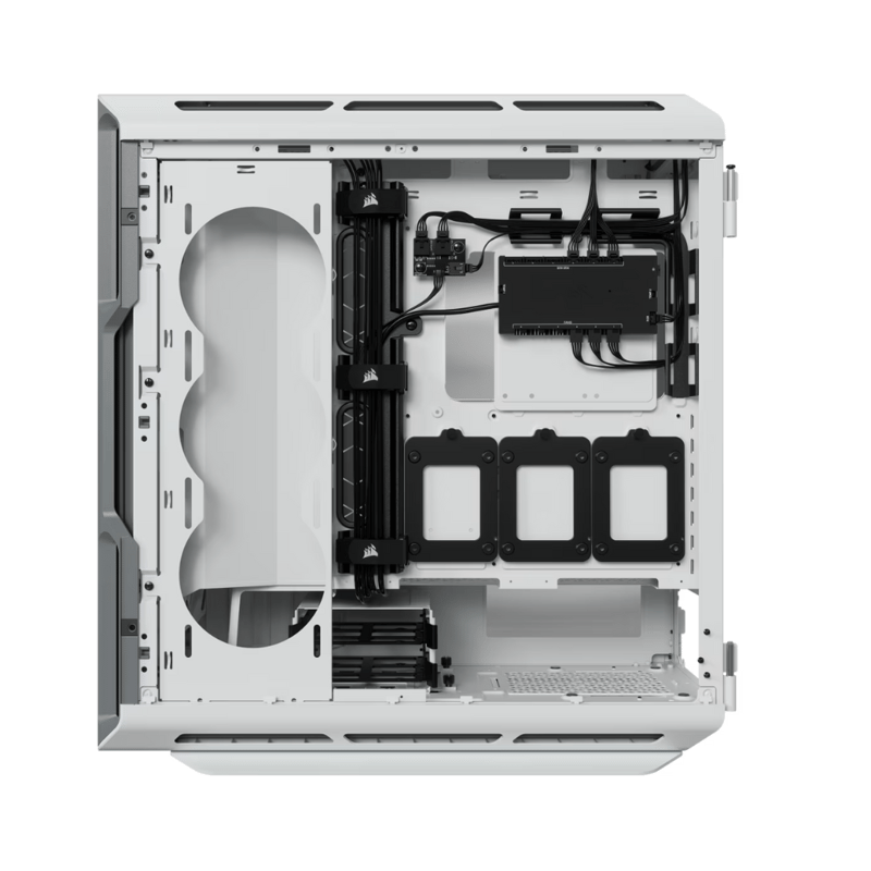 كيس Corsair iCUE 5000T Mid-Tower أبيض زجاج مقسى RGB - 4