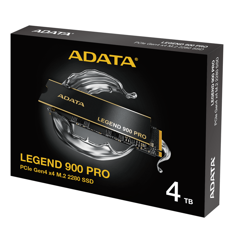 ADATA Legend 900 Pro 4TB NVMe M.2 PCIe Gen4 x4 2280 SSD - 11