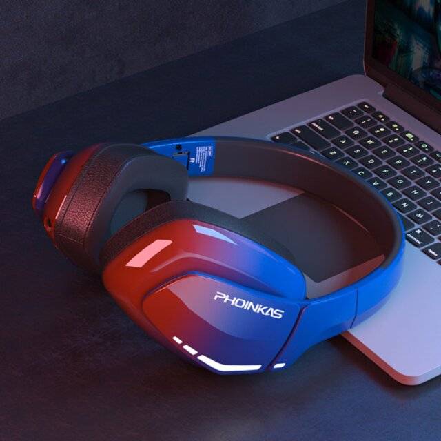 سماعات رأس Phoinikas Q8S لاسلكية للألعاب RGB - 3