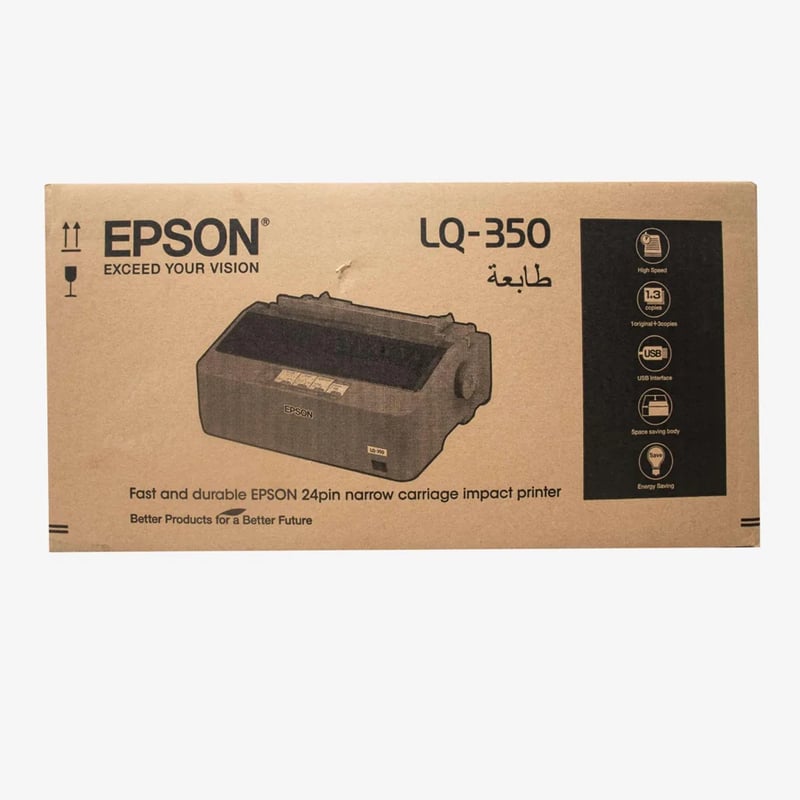 Epson LQ-350 24-Pin 80-Column Dot Matrix Printer - 5