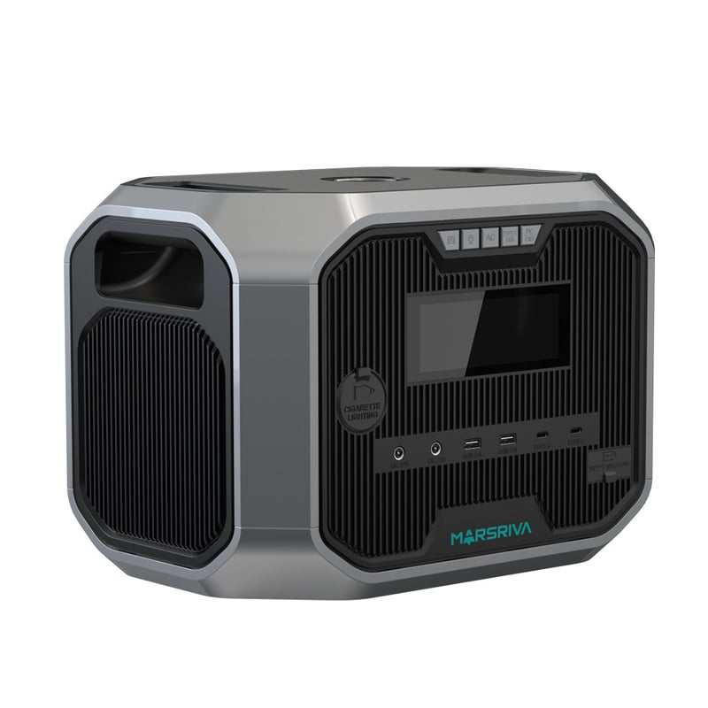 Marsriva MP12 1200W Portable Power Station 1254.4Wh LiFePO4 - 3