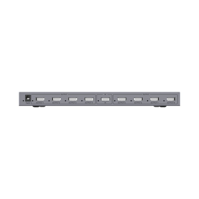 محول UNITEK HDMI 2.0 1-in-8-Out 4K@60Hz مع دعم HDR - 3