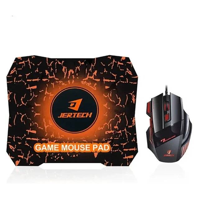 ماوس Jertech GP10 3200 DPI USB أسود - 1