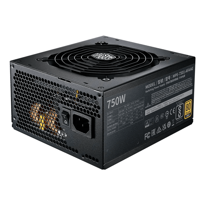باور سبلاي Cooler Master MWE Gold V2 750W 80+ Gold Fully Modular White Edition - 4