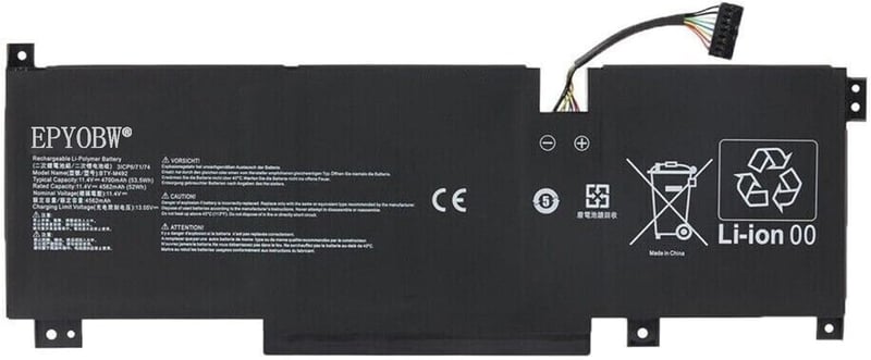 Zoom Laptop Battery M492 MSI Pulse GL66, Sword 15 - 3