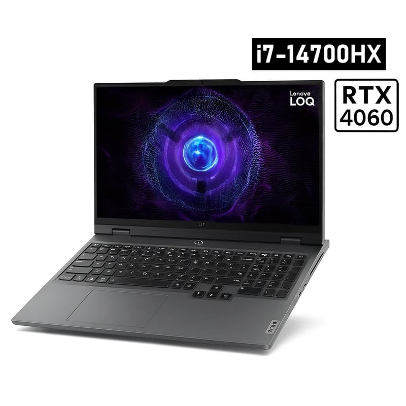 Lenovo LOQ 15IRX9 - Intel Core i7-14700HX, 16GB RAM, 512GB SSD, NVIDIA RTX 4060 8GB, 15.6" FHD 144Hz - 8