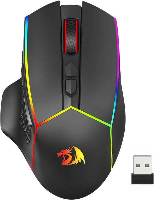 Redragon M814 RGB-Pro Gaming Mouse 8000 DPI Dual-Mode - 1