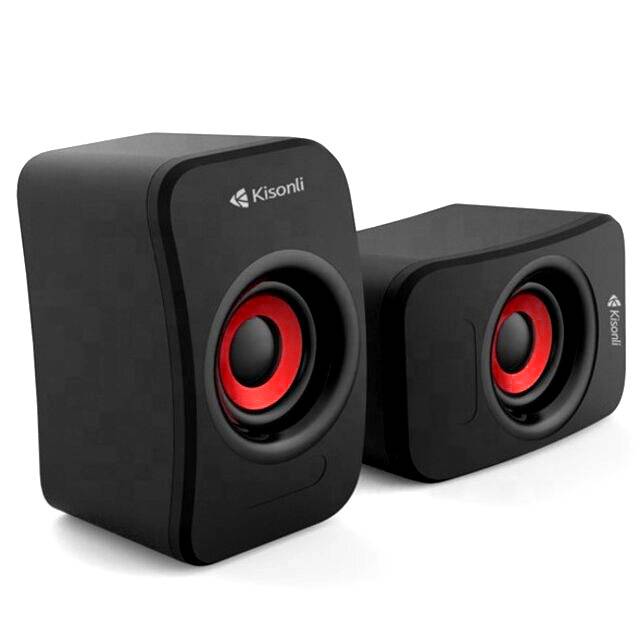 سبيكر Kisonli KS-07 2.0 قناة 6W USB أسود - 2