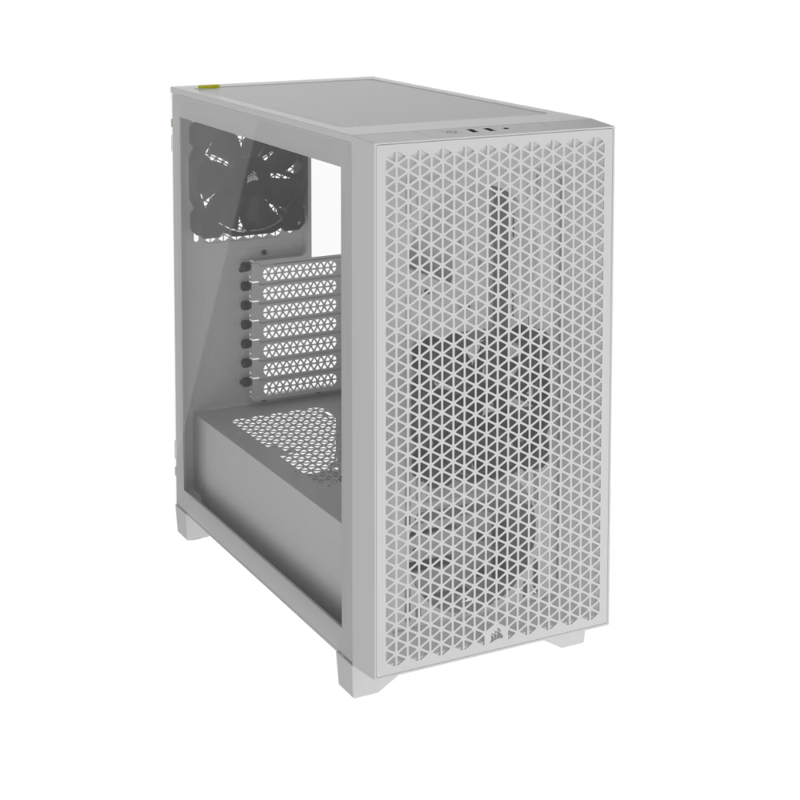 كيس Corsair 3000D Airflow Mid-Tower ATX أبيض - 1