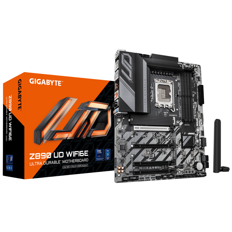 لوحة أم Gigabyte Z890 UD WiFi 6E LGA1851 DDR5 ATX - 1