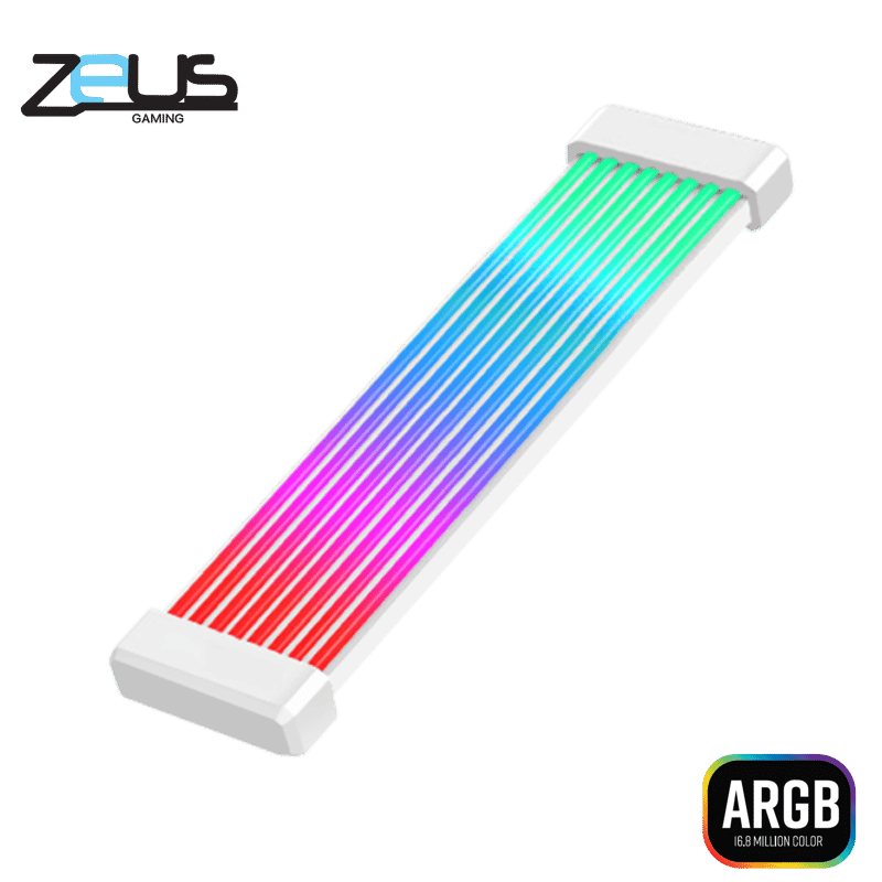 محول Zeus ZX-Series ARGB تمديد أبيض - 1