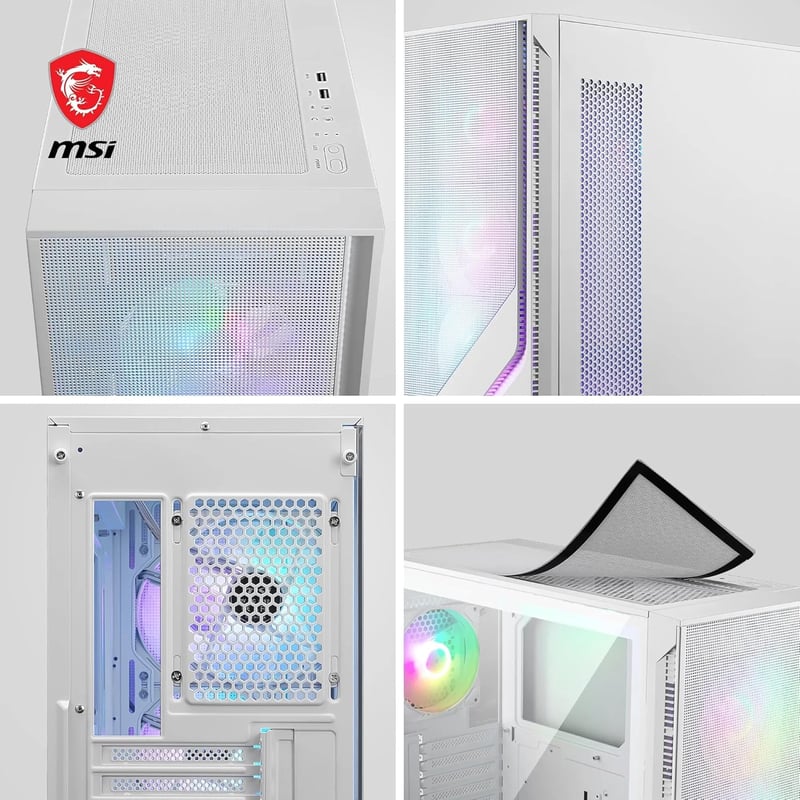 كيس MSI MAG Forge 320R Mid-Tower ATX أبيض - 15