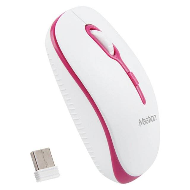 Meetion R547 Wireless Optical Mouse - Red - 2