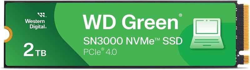 Western Digital Green SN3000 2TB NVMe M.2 PCIe 4.0 SSD - 2