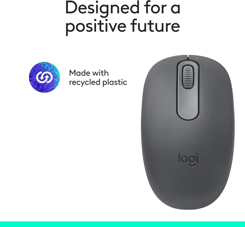 ماوس Logitech M196 1000 DPI لاسلكي رمادي - 19