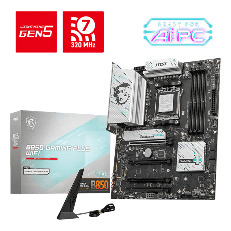 لوحة أم MSI Gaming Plus B850 AMD AM5 ATX DDR5 - 3