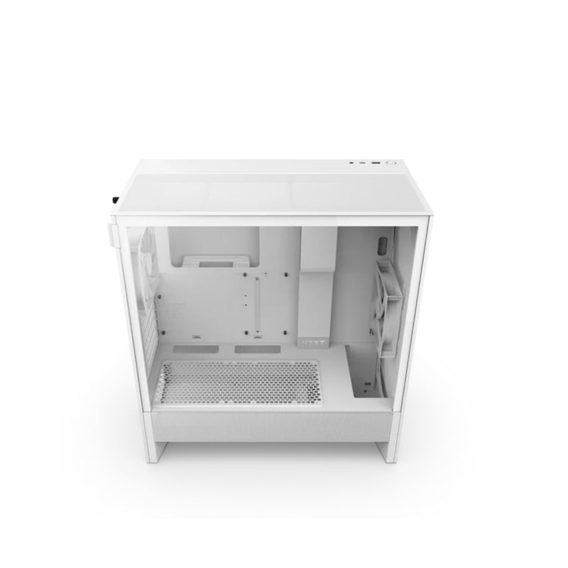 كيس NZXT H5 Flow Mid-Tower ATX أبيض RGB - 4