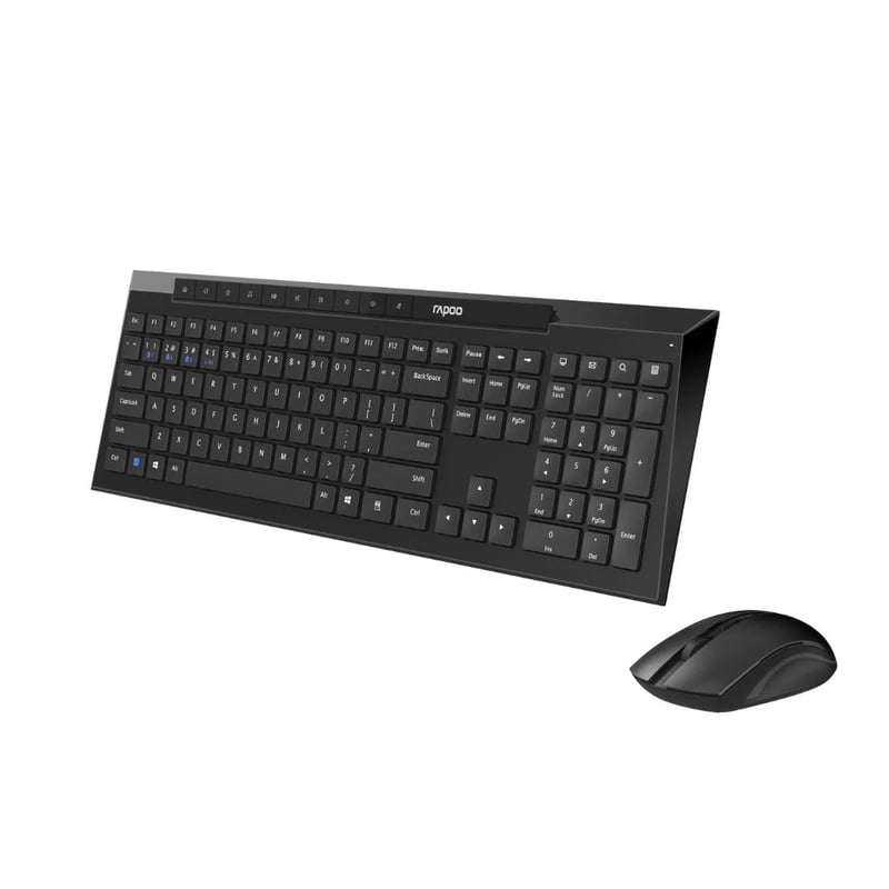 كيت كيبورد وماوس Rapoo 8210M Dual-Mode أسود - 1