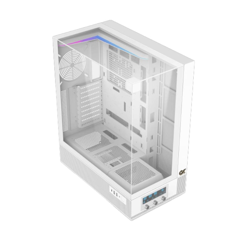 XIGMATEK Vision Pro Arctic Mid-Tower ATX Case White Tempered Glass - 5