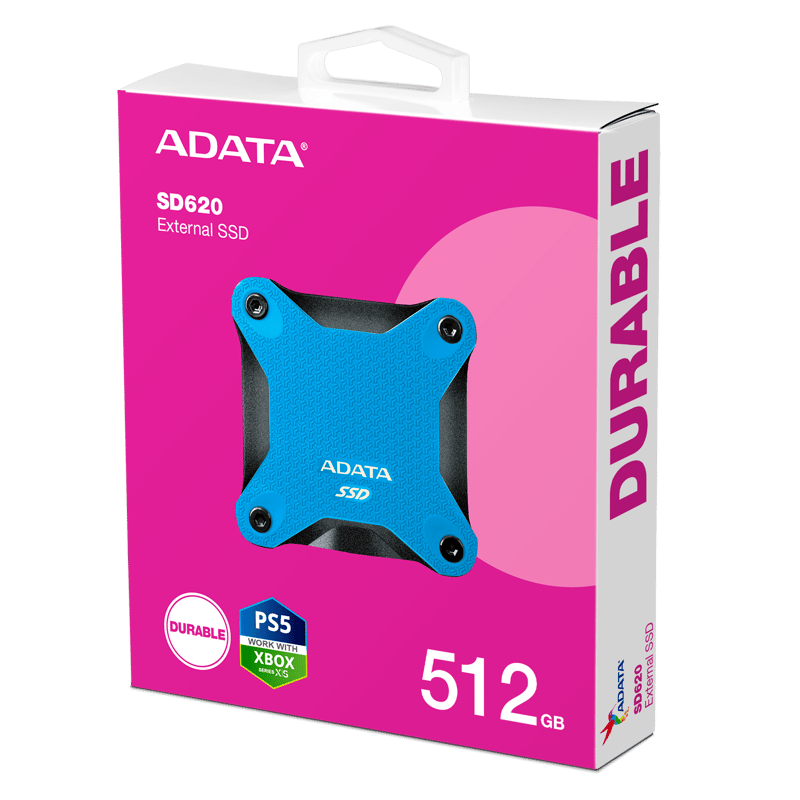 هارد خارجي ADATA SD620 512GB USB 3.2 Rugged أزرق - 16