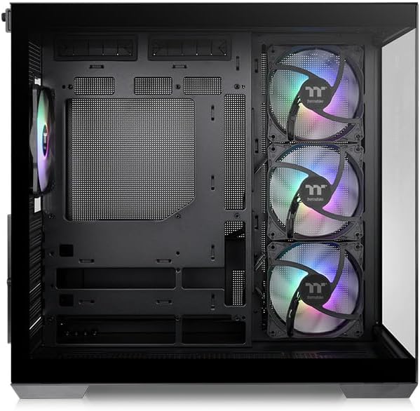 Case Thermaltake Steel Shadow Transparent EX Black / E-ATX  (Without  Fans) - 4