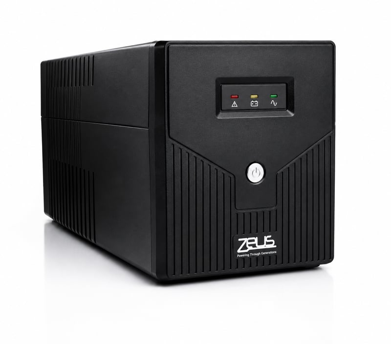 يو بي إس Zeus 1500VA أسود - 1