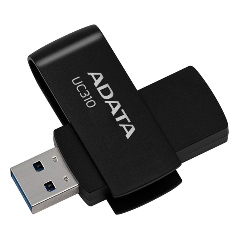 فلاش ADATA UC310 64GB USB 3.2 Gen1 Capless Swivel أبيض - 1