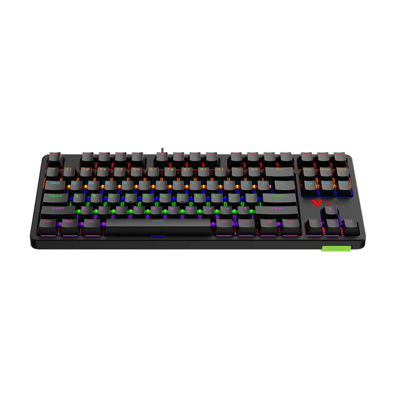 كيبورد Rapoo V500 Pro TKL ميكانيكي سلكي RGB أسود - 7