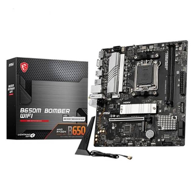 MSI Bomber B650 Micro-ATX AM5 DDR5 Motherboard - 3