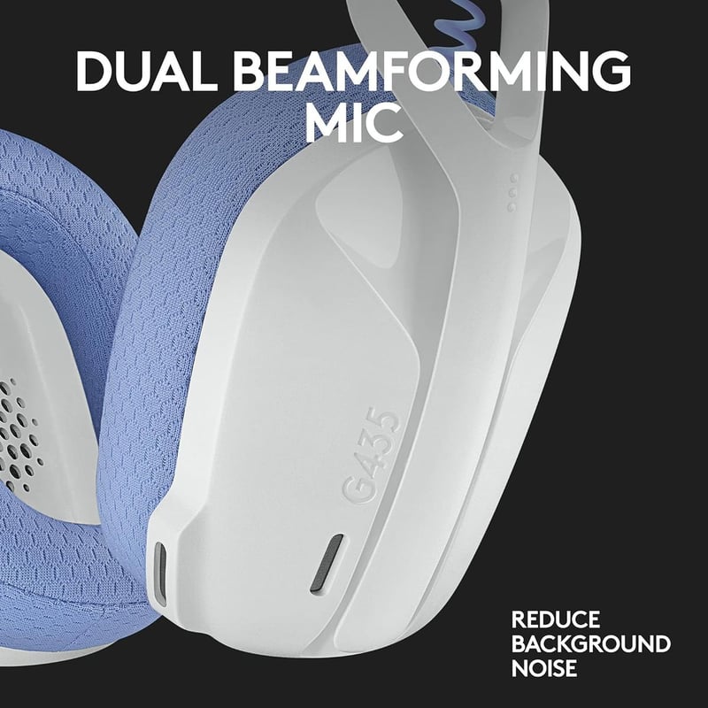 سماعات Logitech G435 Dual-Mode لاسلكي بلوتوث قيمنق مع ميكروفون أزرق - 28