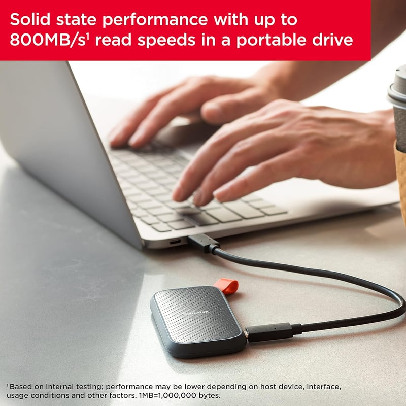 هارد خارجي SanDisk Portable SSD 2TB USB 3.2 - 7
