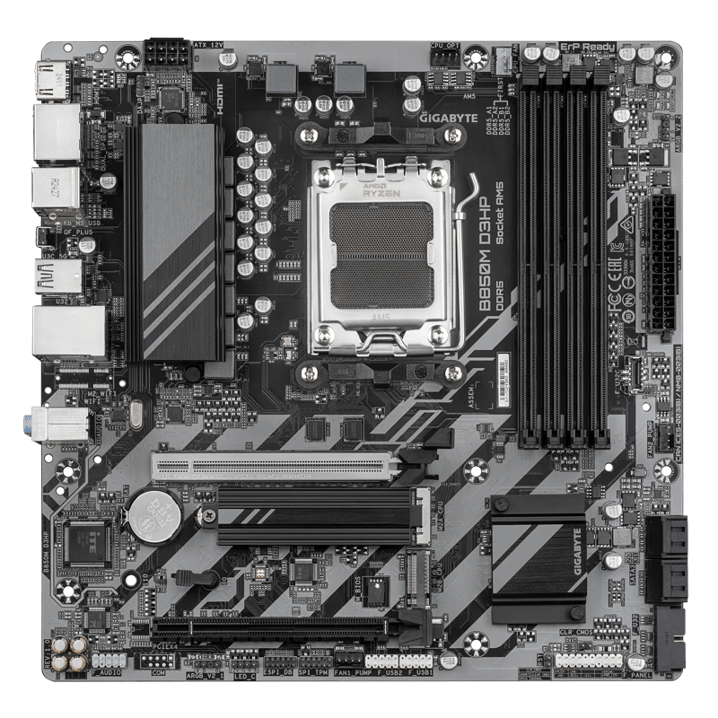 لوحة أم Gigabyte B850M D3HP AMD B850 Micro-ATX AM5 - 4