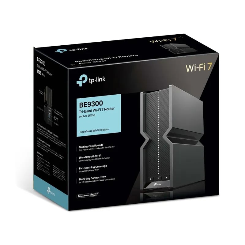 BE550 | BE9300 Tri-Band Wi-Fi 7 Router - 1