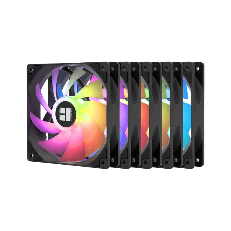 Thermalright TL-C12C-S 120mm ARGB Fan 5-Pack Black - 4