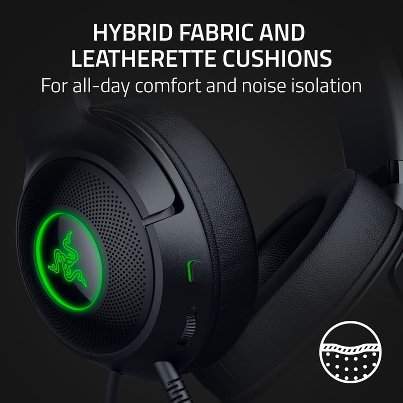 سماعات Razer Kraken Kitty V2 USB Black - 4
