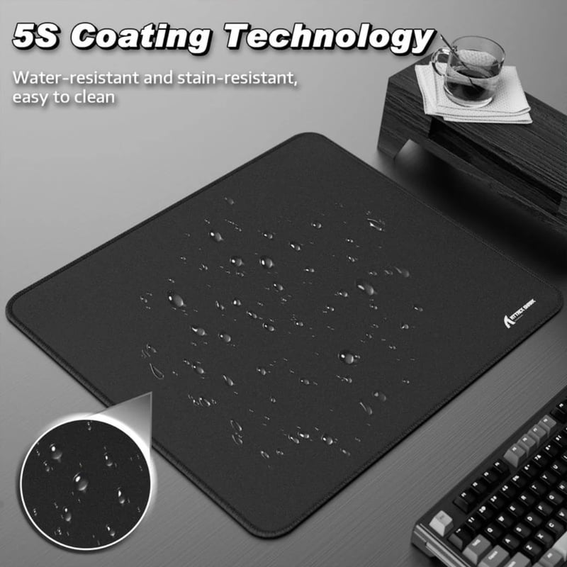 ATTACK SHARK CM02 eSport Gaming Mousepad - Black/Dark Gray - 4
