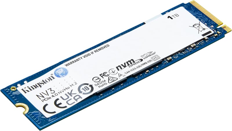 Kingston NV2 1TB NVMe M.2 PCIe 4.0 Internal SSD - 9