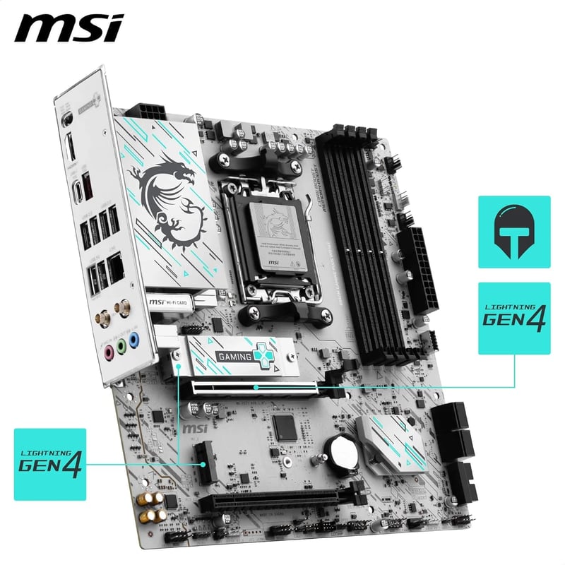 MSI B840M Gaming WIFI6E AM5 Micro-ATX Motherboard - 7