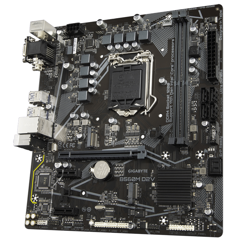 GIGABYTE B560M D2V LGA 1200 Micro-ATX Motherboard DDR4 - 6