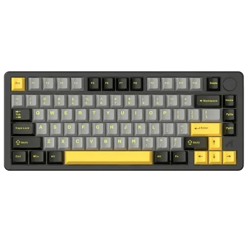 كيبورد Attack Shark X86 75% ميكانيكي Dual-Mode RGB أسود - 5