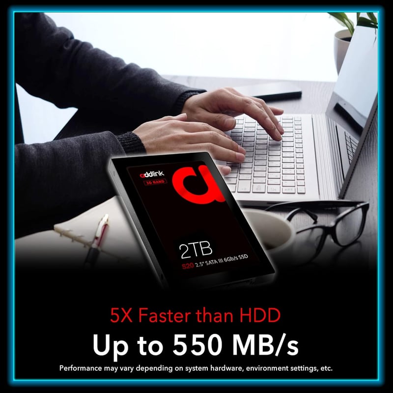 SSD Addlink S20 2TB SATA III 2.5 انج داخلي - 3