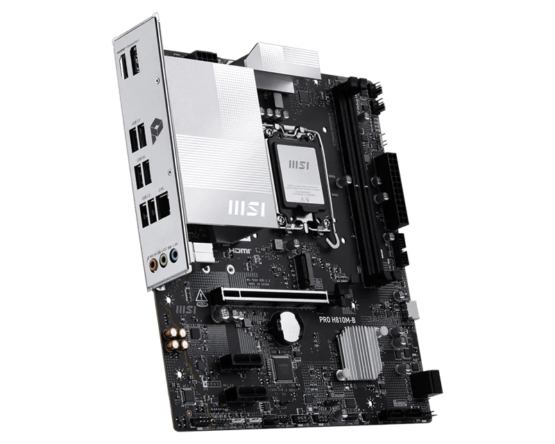 MSI PRO H810M-B LGA 1851 Micro-ATX Motherboard DDR5 PCIe 5.0 2.5G LAN - 6