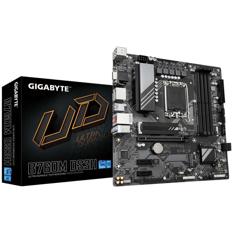 لوحة أم Gigabyte B760M-DS3H B760 LGA1700 Micro-ATX - 5