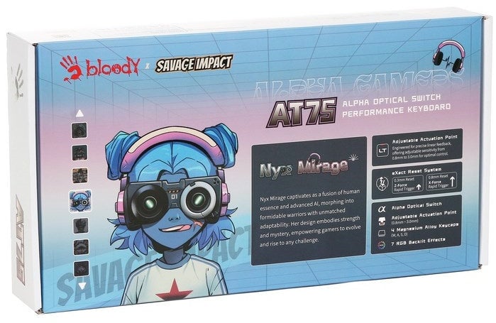 Bloody AT75 Nyx Mirage 75% Wired Optical Gaming Keyboard RGB - 3