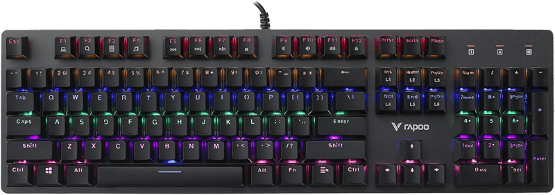كيبورد Rapoo V500SE ميكانيكي سلكي للألعاب RGB - 9