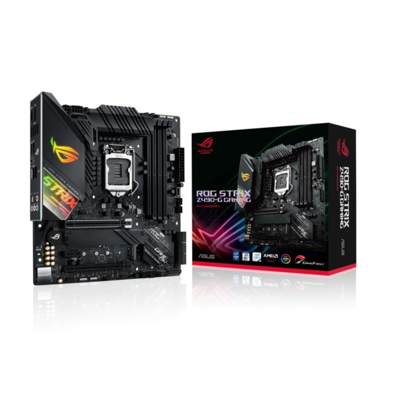 ASUS ROG Strix Z490-G Gaming WiFi Z490 LGA1200 Micro-ATX Motherboard - 6