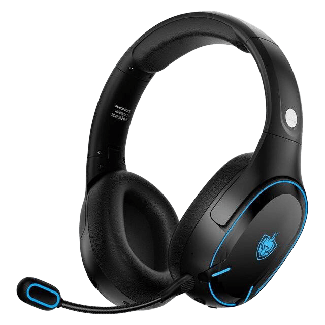 Phoinikas Q6S Wireless Gaming Headset with Detachable Microphone - 4