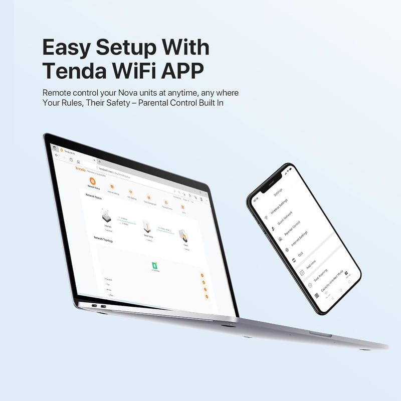 Tenda Nova MW6 Whole Home Mesh Wi-Fi 5 System (3-Pack) - 2