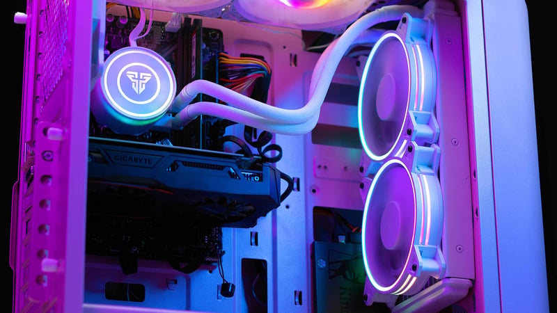 مبرد Fantech LC240 AIO Liquid 240mm RGB - 8